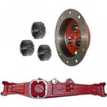 Massey Ferguson Front Axles and Steering, main beam, zf, carraro
